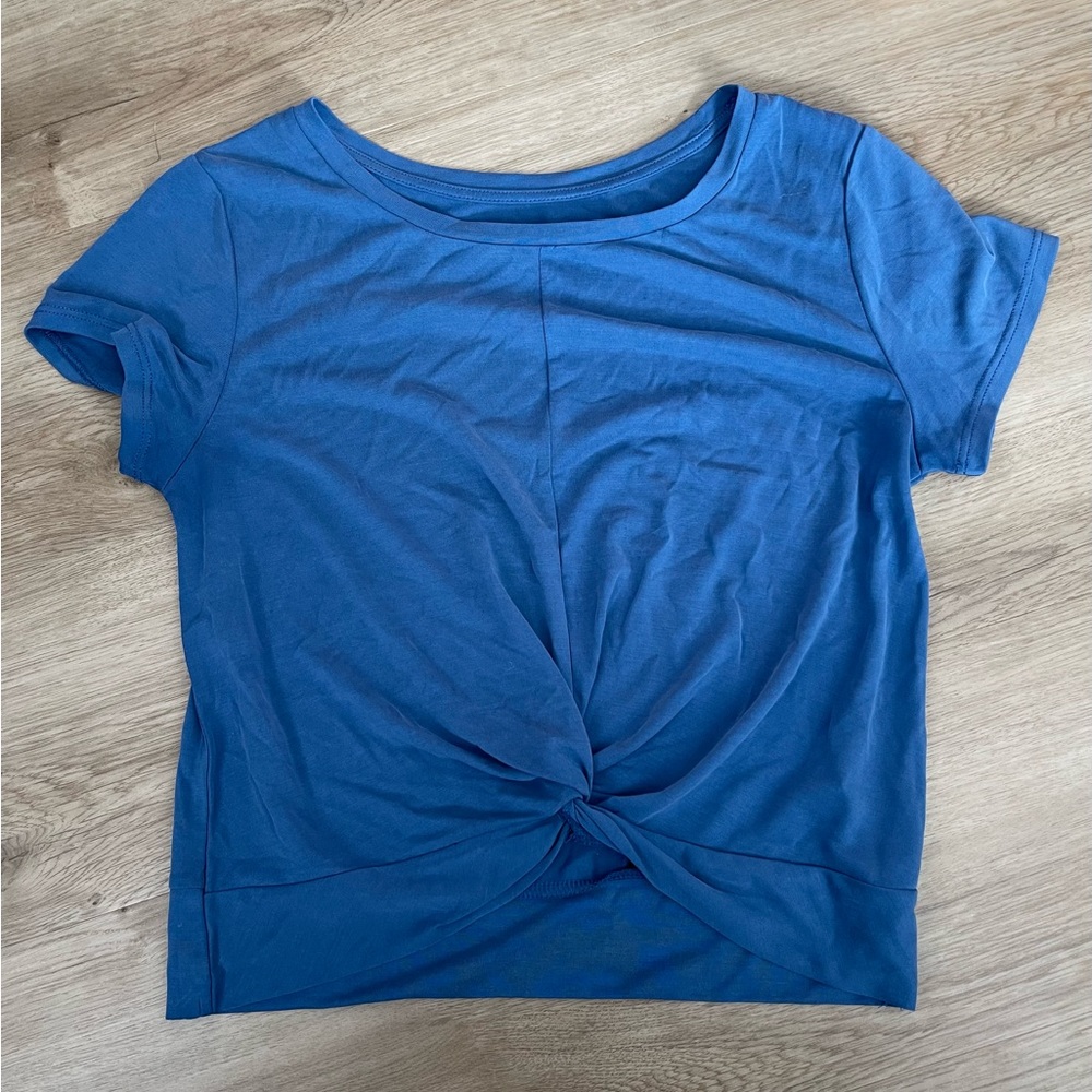 Zyia Twist Front Crop Top